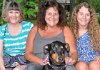 Patti Chames, Mary, Her Daughter and Furry Friend. 