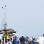 LOTS of people enjoying the afternoon fishing from the pier. 