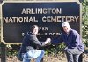 We stopped at Arlington National  Cemetary on the way back to our subway station. 