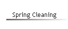 Spring Cleaning